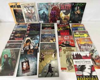 Modern Indie TV Comic Lot XFiles, 1602, Animal Man, Vertigo, Arrow, 24 More 41 Comics