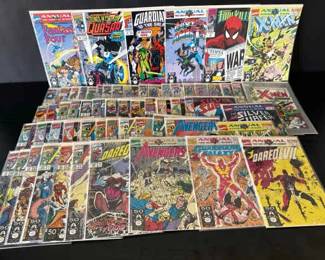 Marvel 61 Comic 1991 50th Anniversary Covers, Avengers, XMen, Silver Surfer And More