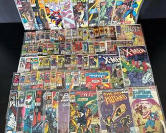 Vintage Marvel 76 Comics XMen, Guardians of the Galaxy, Punisher, Silver Surfer, Captain America