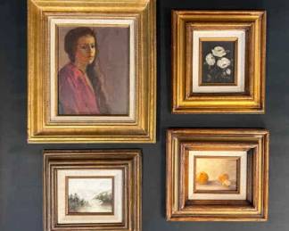 Framed Oil Paintings Collection