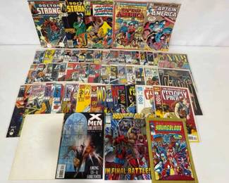 Marvel 50 Comic Book Lot Doctor Strange, Captain America, XMen, Ghost Rider, Youngblood More
