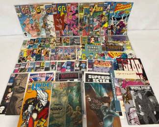 Large Mixed Comic Lot Groo 1, Avengers, Punisher, Indie Underground Titles 58 Issues