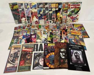 Vintage Marvel Comic Lot 46 comics Daredevil, SpiderMan, Warlock, Thor, Silver Surfer More