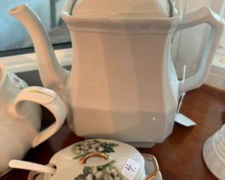 ironstone coffee pot