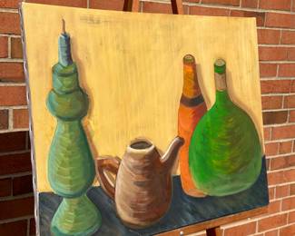 #28: 24”w x 18”h, $55.00, oil on canvas 