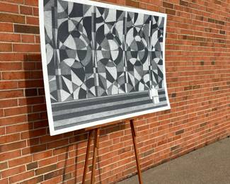 #14: 40”w x 30”h, $185.00, ebony pencil