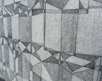 Small mark in center 