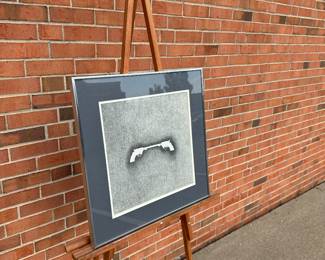 #25: 18”w x 18”h, $125.00, ebony pencil