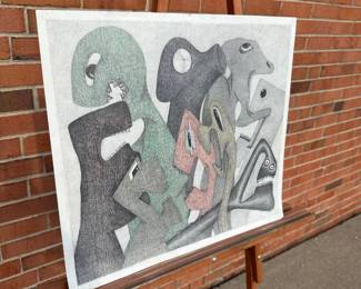 #3: 18”w x 16”h, $45.00, colored pencil 