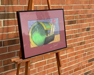 #16: 17”w x 12.5”h, $40.00, colored pencil