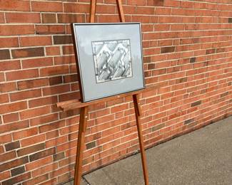 #12: 14”w x 13”h, $125.00, ebony pencil