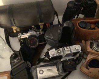 Vintage cameras