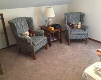 Beautiful wing back chairs