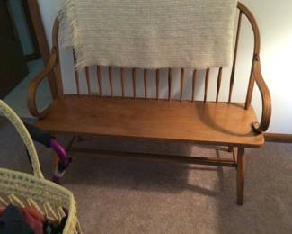 Gorgeous wood bench