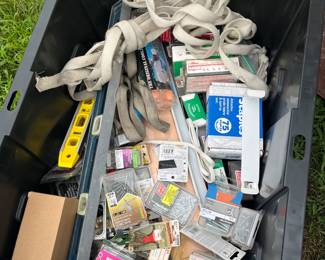 Whole Bin of Screws and tools Etc.