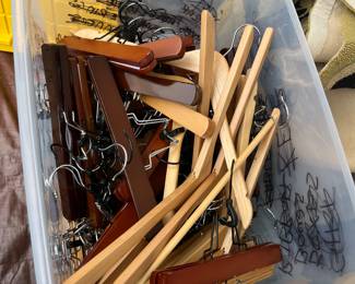 Bin of nice Hangers