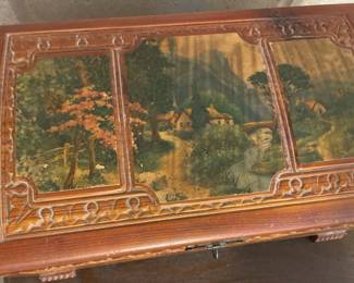 Vintage Wooden treasure box