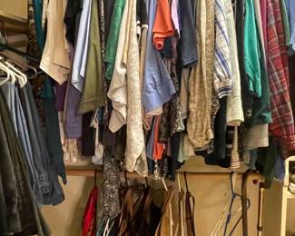 Vintage men's and women's clothing