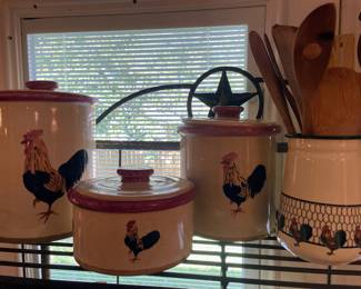 Bluesky Stoneware Canisters