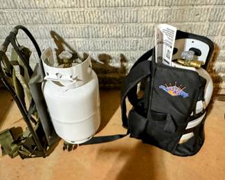 Propane Tanks with backpacks