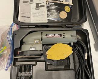 Porter Cable Profile Sander and accessories
