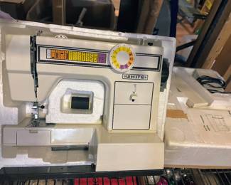 Unused White sewing machine