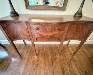 Antique Federal Style Inlaid Mahogany Sideboard