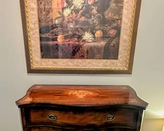 Hooker Hepplewhite Style Mahogany Chest with Inlaid Top