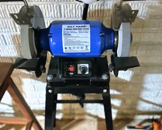 Bilt Hard 8" Variable Speed Bench Grinder with Stand