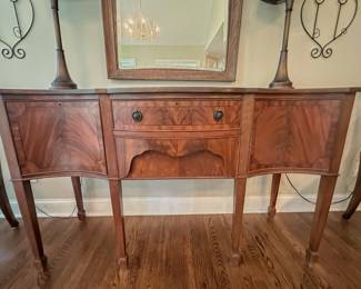 Antique Federal Style Inlaid Mahogany Sideboard