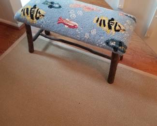 Upholstered aquatic bench