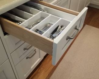 Brookhaven cabinetry detail - self-closing drawers