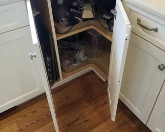 Brookhaven cabinetry detail - lazy Susan