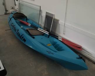 Tow man Cobra Tandem ocean kayak with seats & paddles