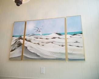 Seascape triptych