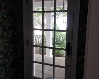 Entry door - interior view