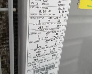 HVAC mfg. May 2013