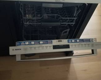 BOSCH dishwasher with stainless steel interior