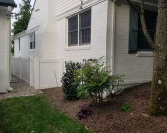 Limited amount of 3 ft. tall vinyl fence