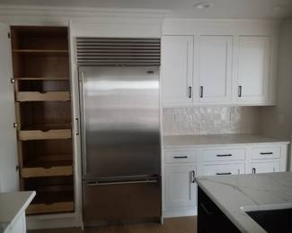 Kitchen cabinetry detail: pantry
