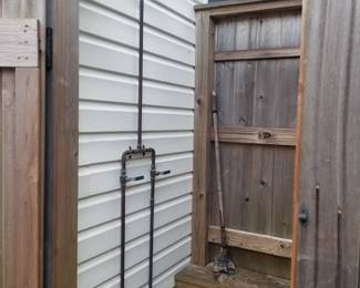 Shower surround; shower hardware