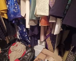 clothes, suits and hats
