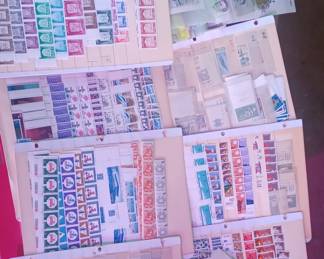 Huge stamp collection 