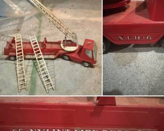 Vintage Nylint Fire Dept 33 Truck (metal)