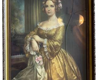 Framed Victorian Portrait Print