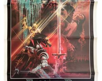 Vintage Excalibur Movie Poster