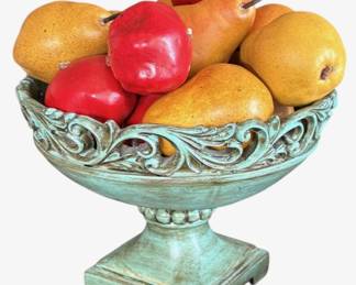 Wooden Fruit Bowl Centerpiece
