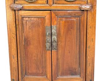 Rustic Chinese Solid Wood Cabinet