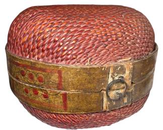 Vintage Asian Fish Basket