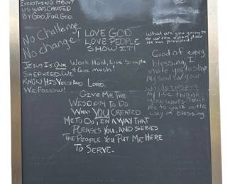 Framed Chalk Board